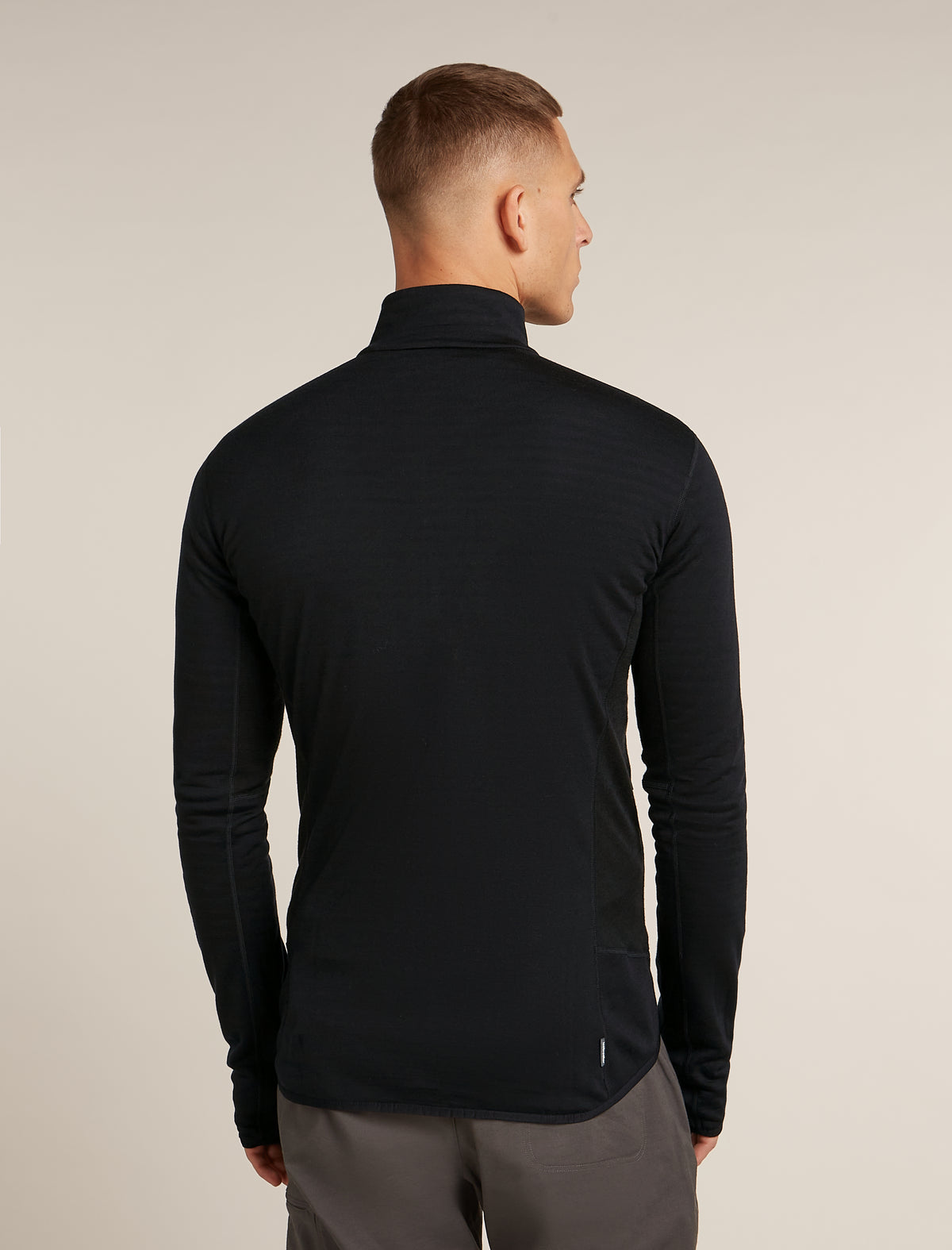 Haut à glissière 300 Realfleece™ Descender en mélange de mérinos pour hommes  - 2