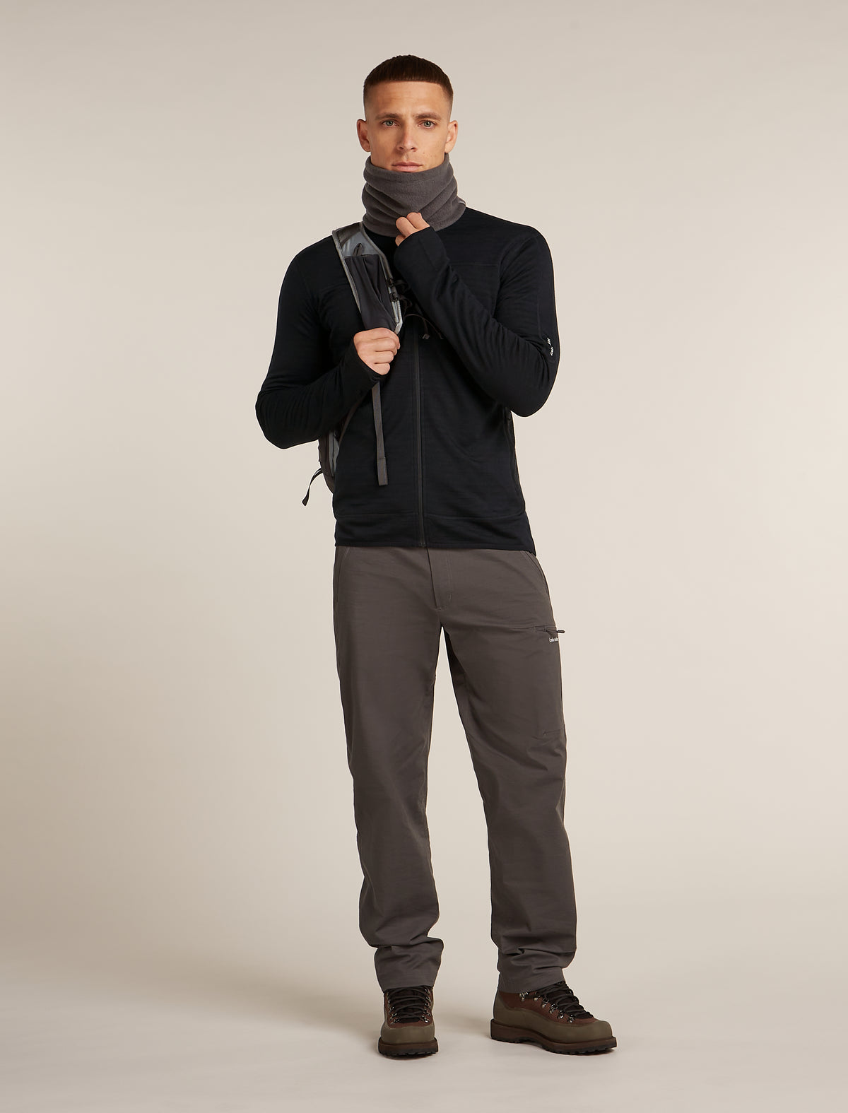 Haut à glissière 300 Realfleece™ Descender en mélange de mérinos pour hommes  - 4