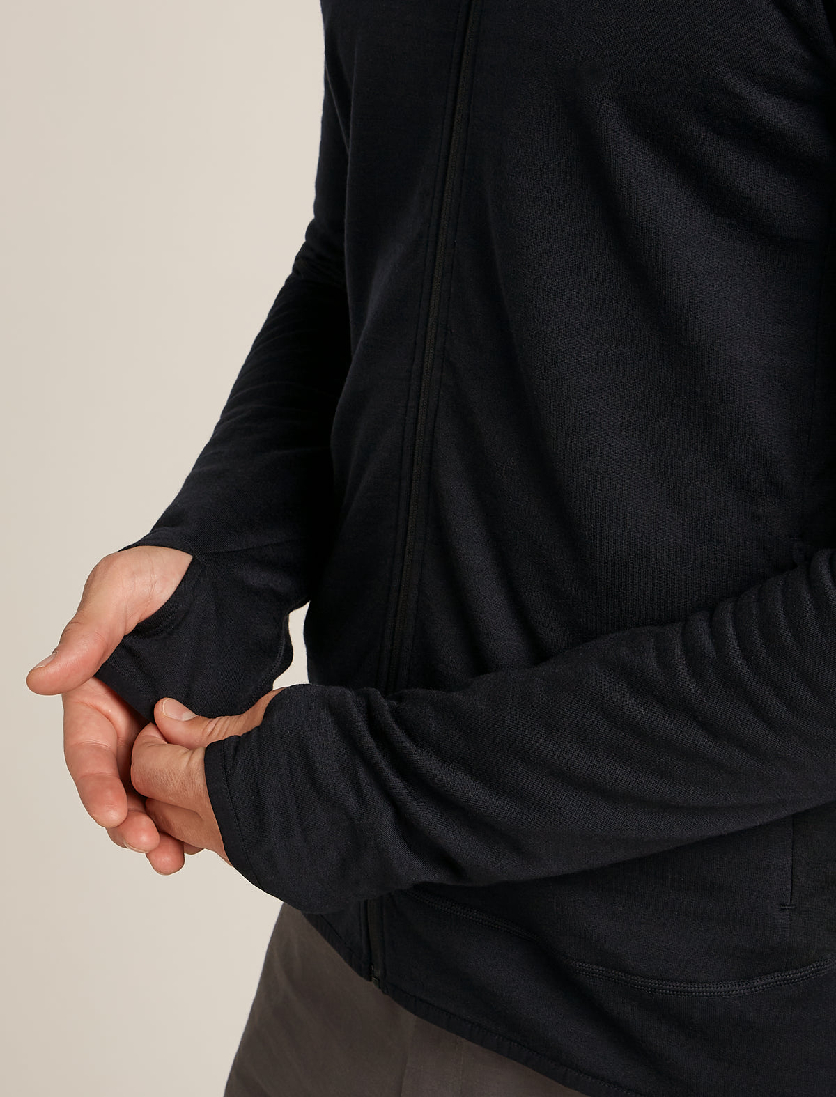 Haut à glissière 300 Realfleece™ Descender en mélange de mérinos pour hommes  - 6
