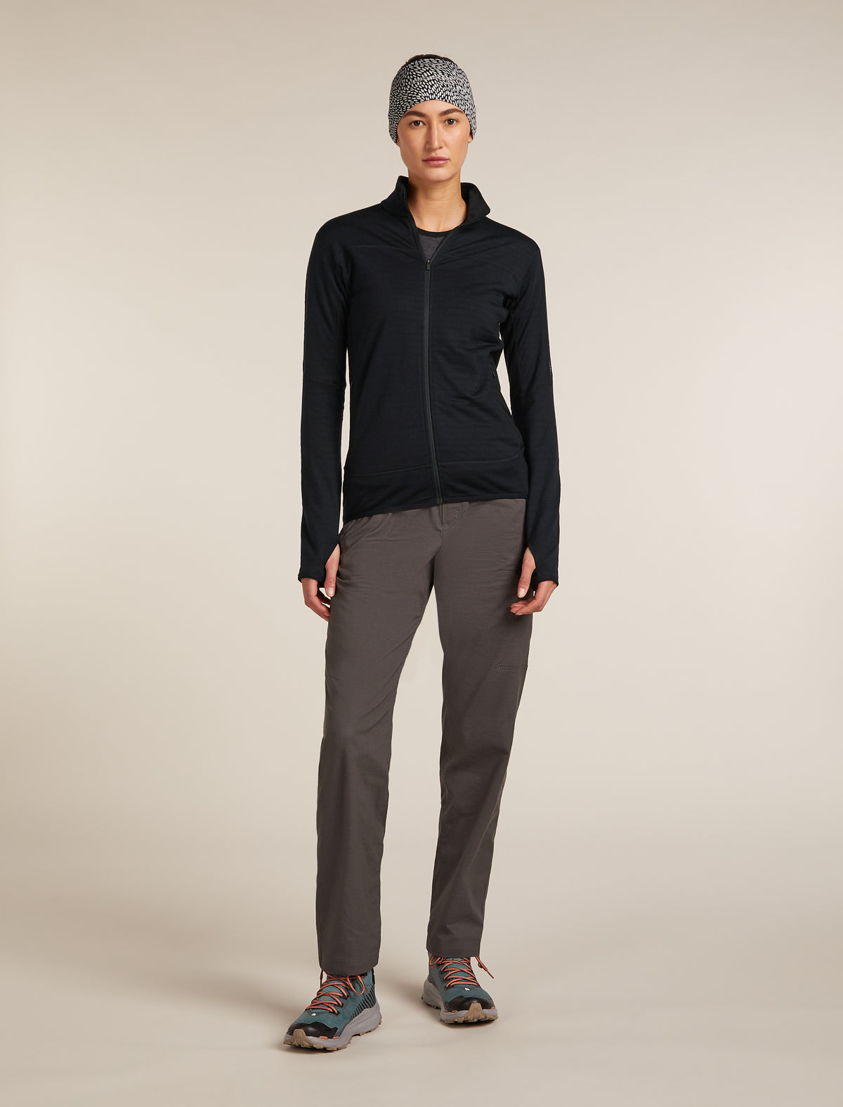 Haut à glissière 300 Realfleece™ Descender en mélange de mérinos pour femmes  - 4