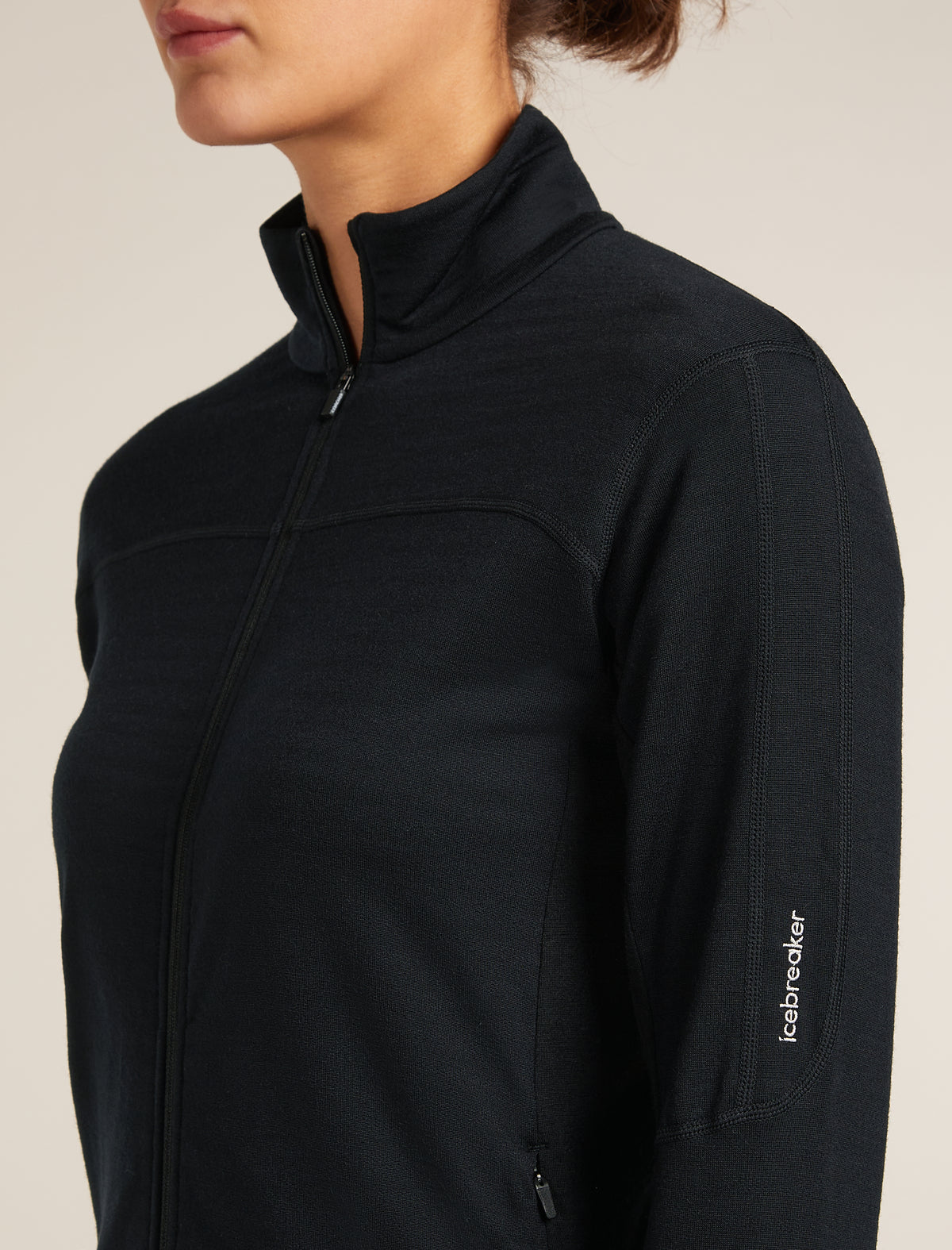 Haut à glissière 300 Realfleece™ Descender en mélange de mérinos pour femmes  - 5