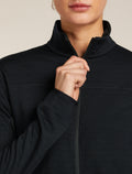 Haut à glissière 300 Realfleece™ Descender en mélange de mérinos pour femmes  - 7