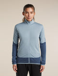 Haut à glissière 300 Realfleece™ Descender en mélange de mérinos pour femmes  - 1