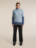 Haut à glissière 300 Realfleece™ Descender en mélange de mérinos pour femmes  - 8