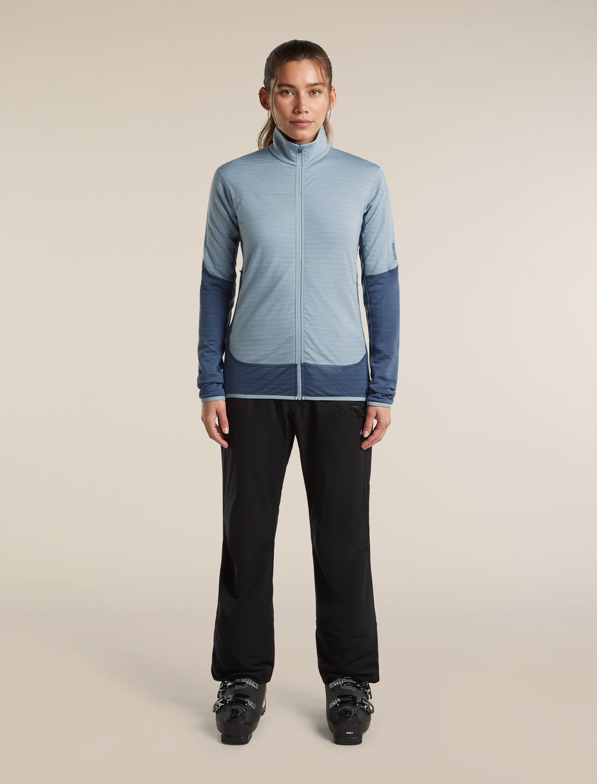 Haut à glissière 300 Realfleece™ Descender en mélange de mérinos pour femmes  - 8
