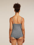Women's Merino 150 Siren Bra Cami Gritstone Heather - 2