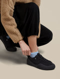 Women's Merino Lifestyle Fine Gauge No Show Socks Zinc Blue - 4