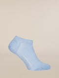 Women's Merino Lifestyle Fine Gauge No Show Socks Zinc Blue - 3