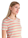 T-shirt rayé Wave Stripe en mélange de mérinos Women's  - 4