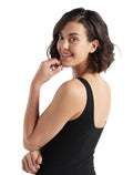 Women's Queens Tank Bodysuit Black - 5