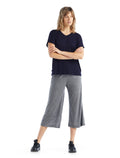 Women's Merino Blend Drayden Reversible Top Midnight Navy - 3