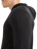 Men's 125 Cool-Lite™ Merino Blend Sphere Long Sleeve Hoodie Black - 6