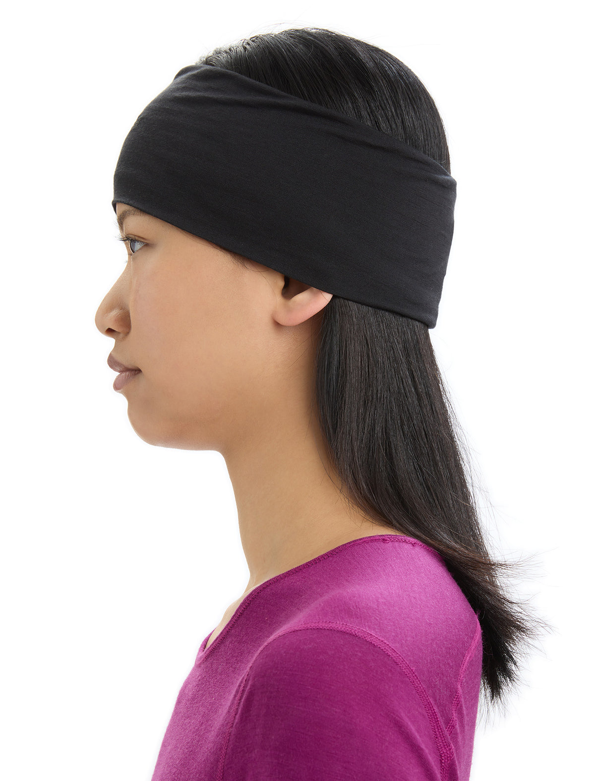 Unisex Cool-Lite™ Merino Blend Flexi Headband Black - 7