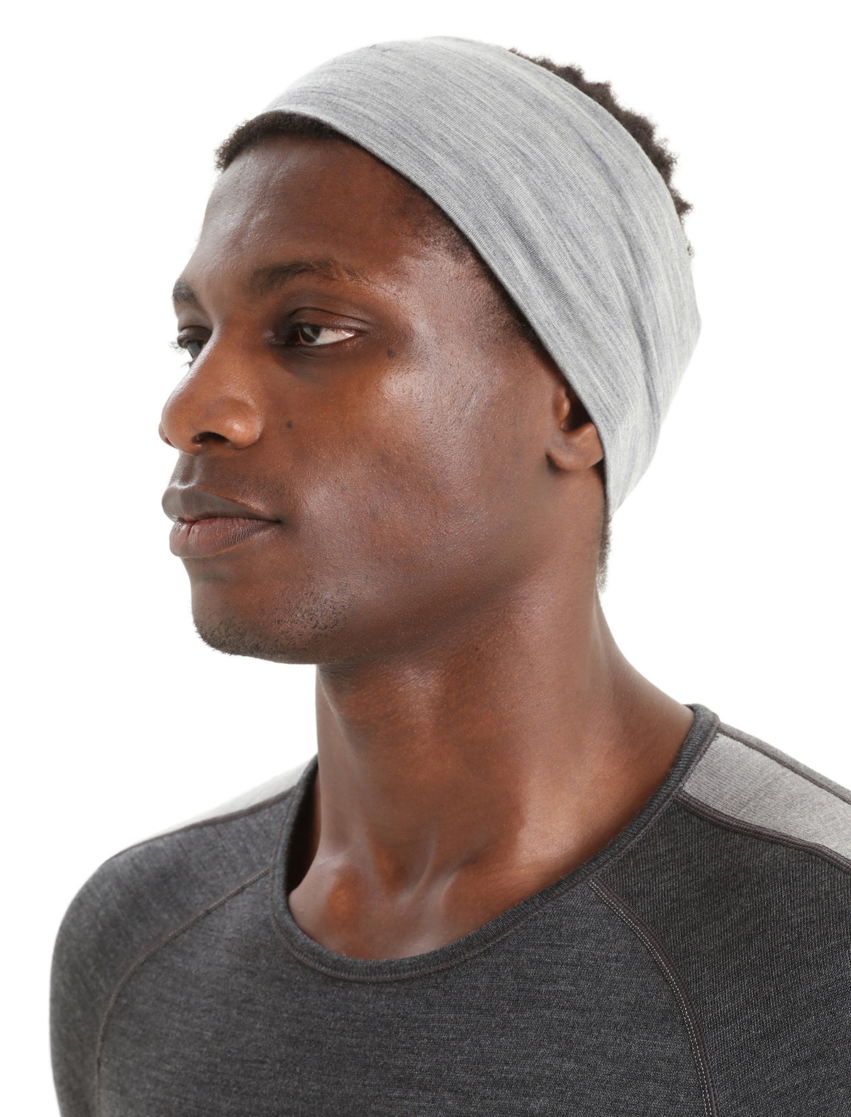 Unisex Cool-Lite™ Merino Blend Flexi Headband Metro Heather - 3