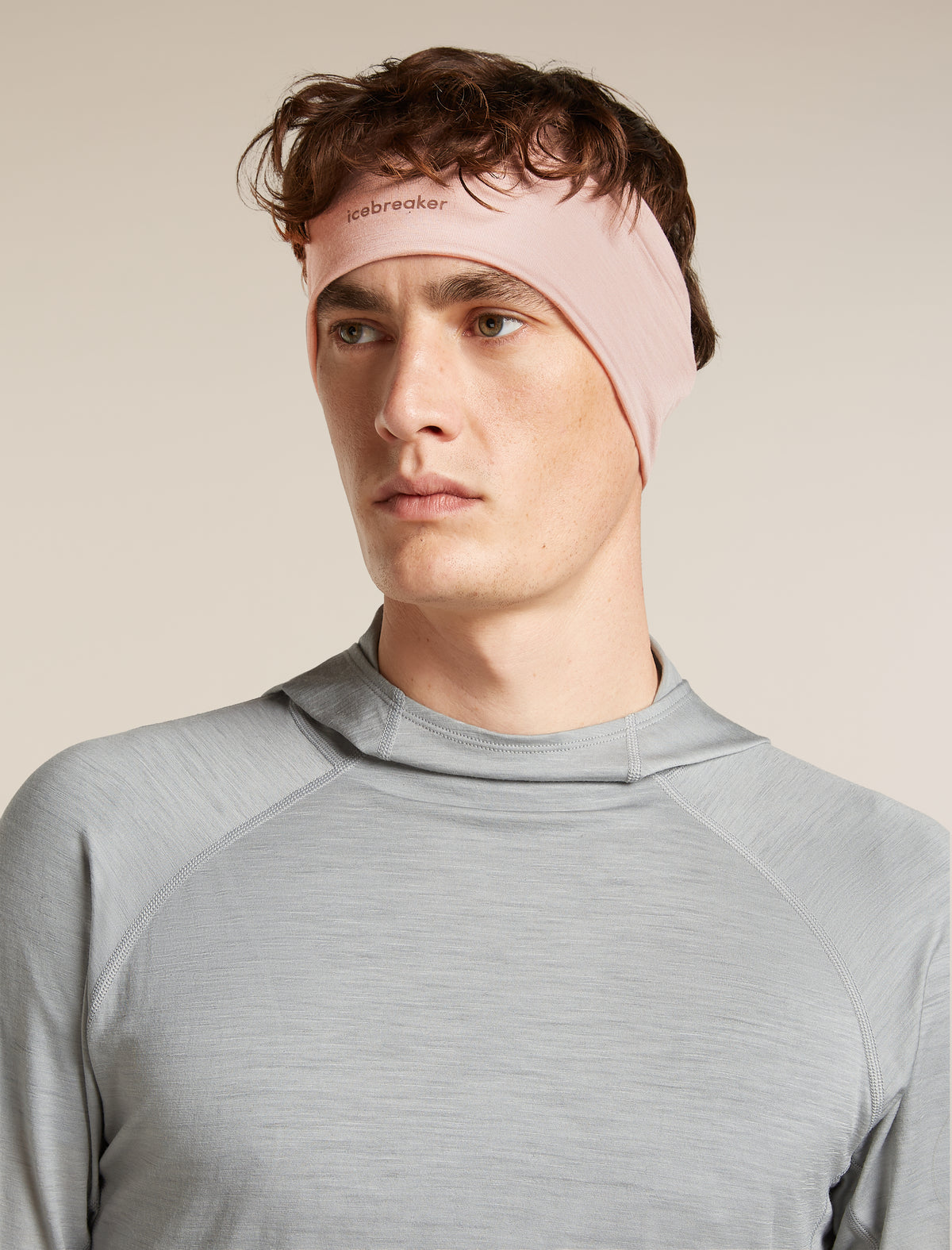 Unisex Merino Blend 125 Cool-Lite™ Sphere Headband Pink quartz - 2