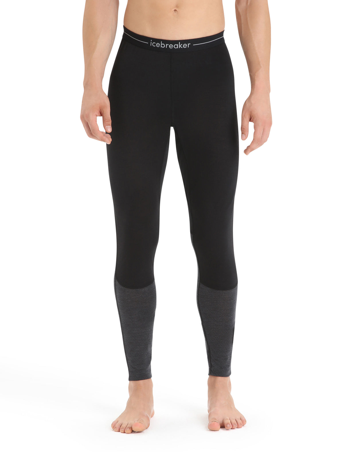 Men's Merino Blend 125 ZoneKnit™ Thermal Leggings Black/Jet Heather - 1