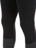 Men's Merino Blend 125 ZoneKnit™ Thermal Leggings Black/Jet Heather - 6