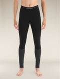Men's Merino Blend 125 ZoneKnit™ Thermal Leggings Black/Jet Heather - 8