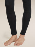 icebreaker Women's Merino Blend 125 ZoneKnit™ Thermal Leggings Black WOMEN - 5