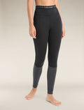 Women's Merino Blend 125 ZoneKnit™ Thermal Leggings Black/Jet Heather - 1