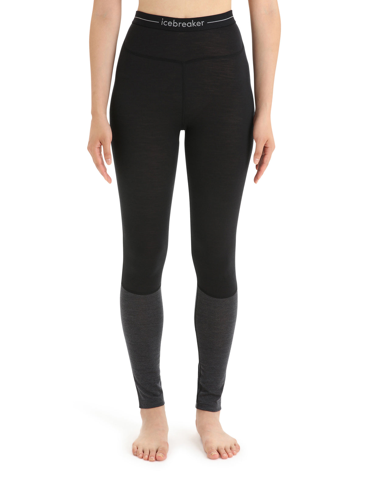 Women's Merino Blend 125 ZoneKnit™ Thermal Leggings Black/Jet Heather - 6