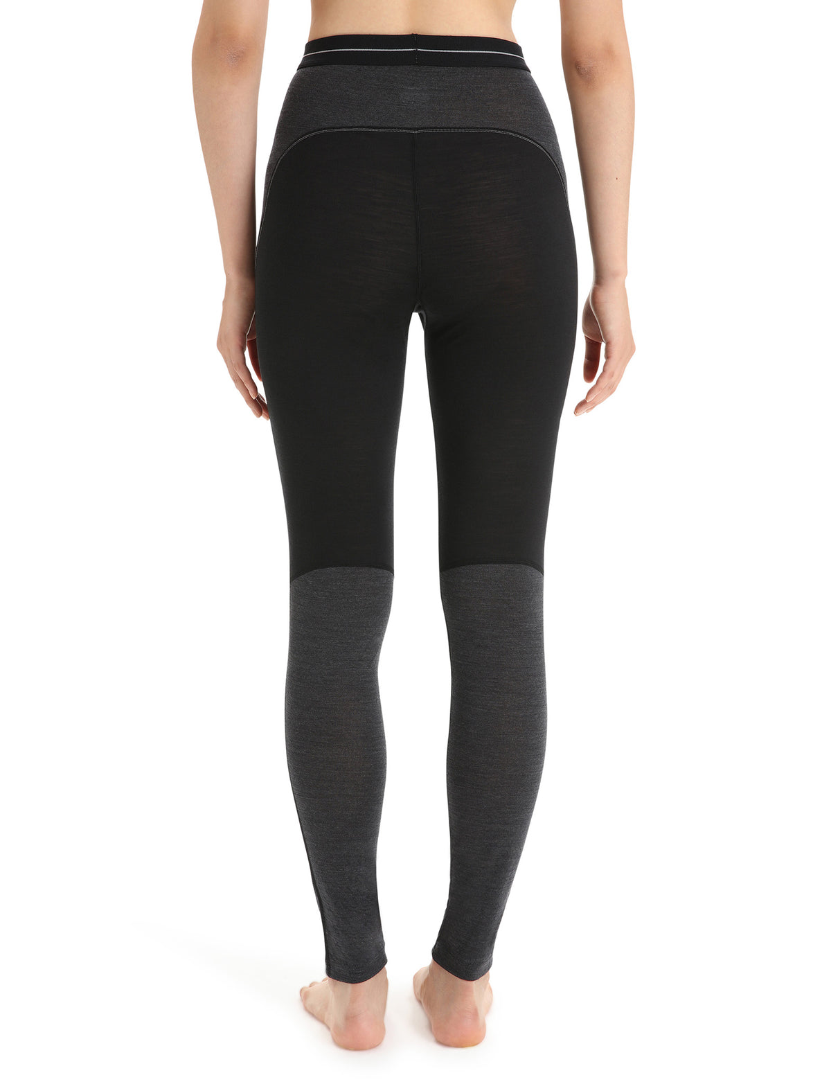 Women's Merino Blend 125 ZoneKnit™ Thermal Leggings Black/Jet Heather - 7