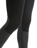 Women's Merino Blend 125 ZoneKnit™ Thermal Leggings Black/Jet Heather - 10