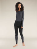 Women's Merino Blend 125 ZoneKnit™ Thermal Leggings Black/Jet Heather - 4