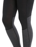 Women's Merino Blend 125 ZoneKnit™ Thermal Leggings Black/Jet Heather - 5
