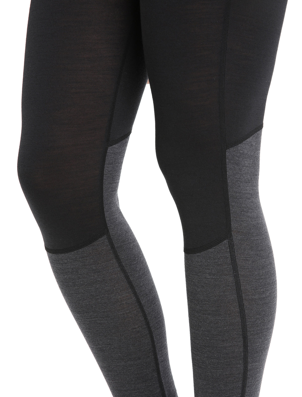 Women's Merino Blend 125 ZoneKnit™ Thermal Leggings Black/Jet Heather - 4