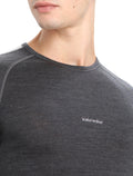 Men's 125 ZoneKnit™ Short Sleeve Crewe Thermal Top Jet Heather/Black - 4