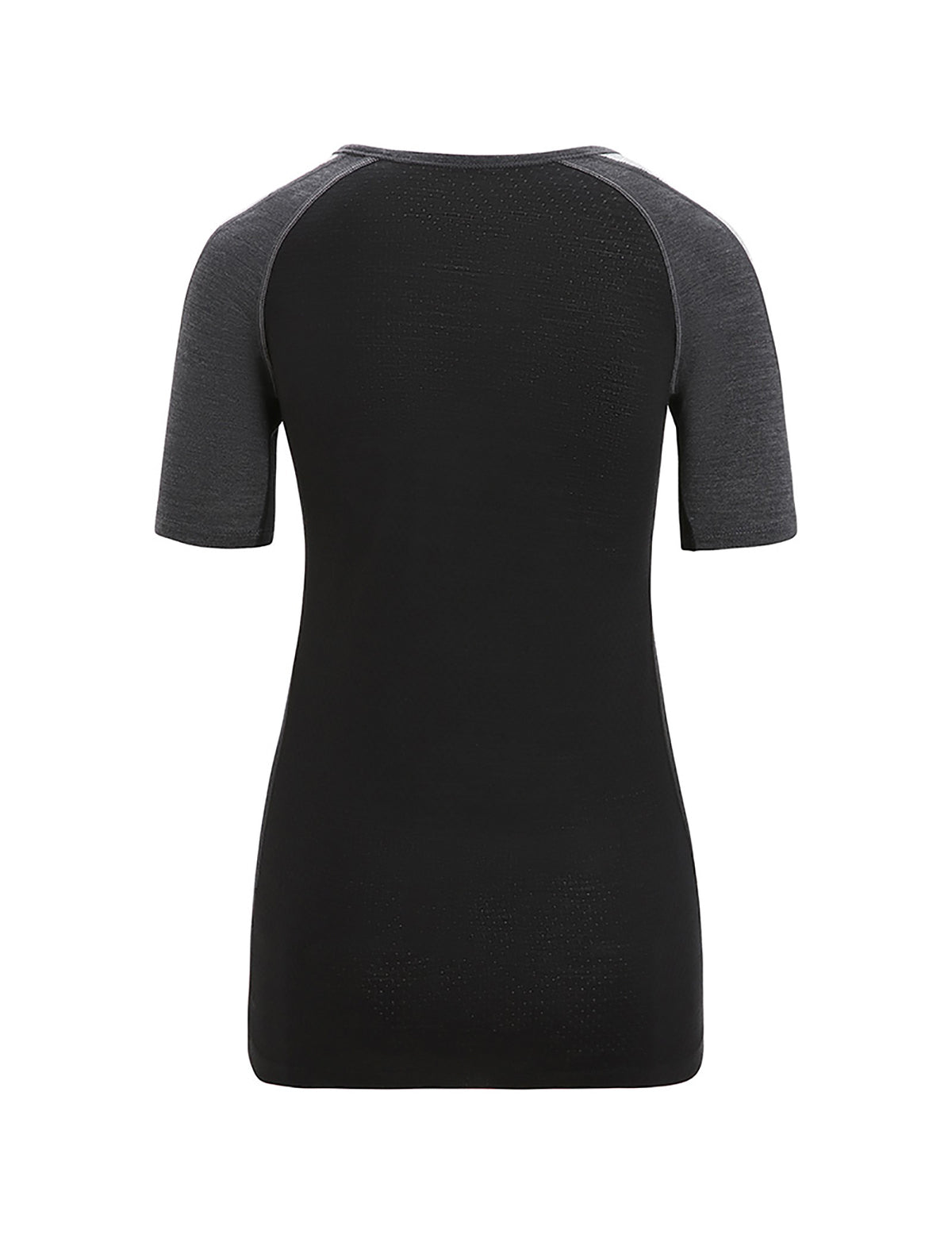 Women's 125 ZoneKnit™ Short Sleeve Crewe Thermal Top Jet Heather/Black - 7