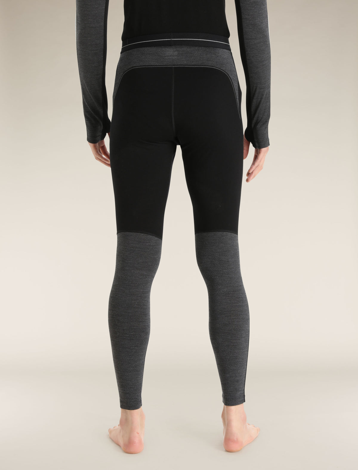 Men's Merino 200 ZoneKnit™ Thermal Leggings Black/Jet Heather - 7