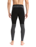 Men's Merino 200 ZoneKnit™ Thermal Leggings Black/Jet Heather - 3