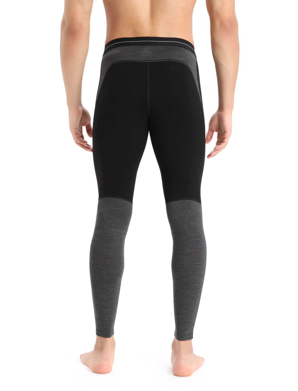 Men's Merino 200 ZoneKnit™ Thermal Leggings Black/Jet Heather - 2