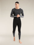 Men's Merino 200 ZoneKnit™ Thermal Leggings Black/Jet Heather - 4