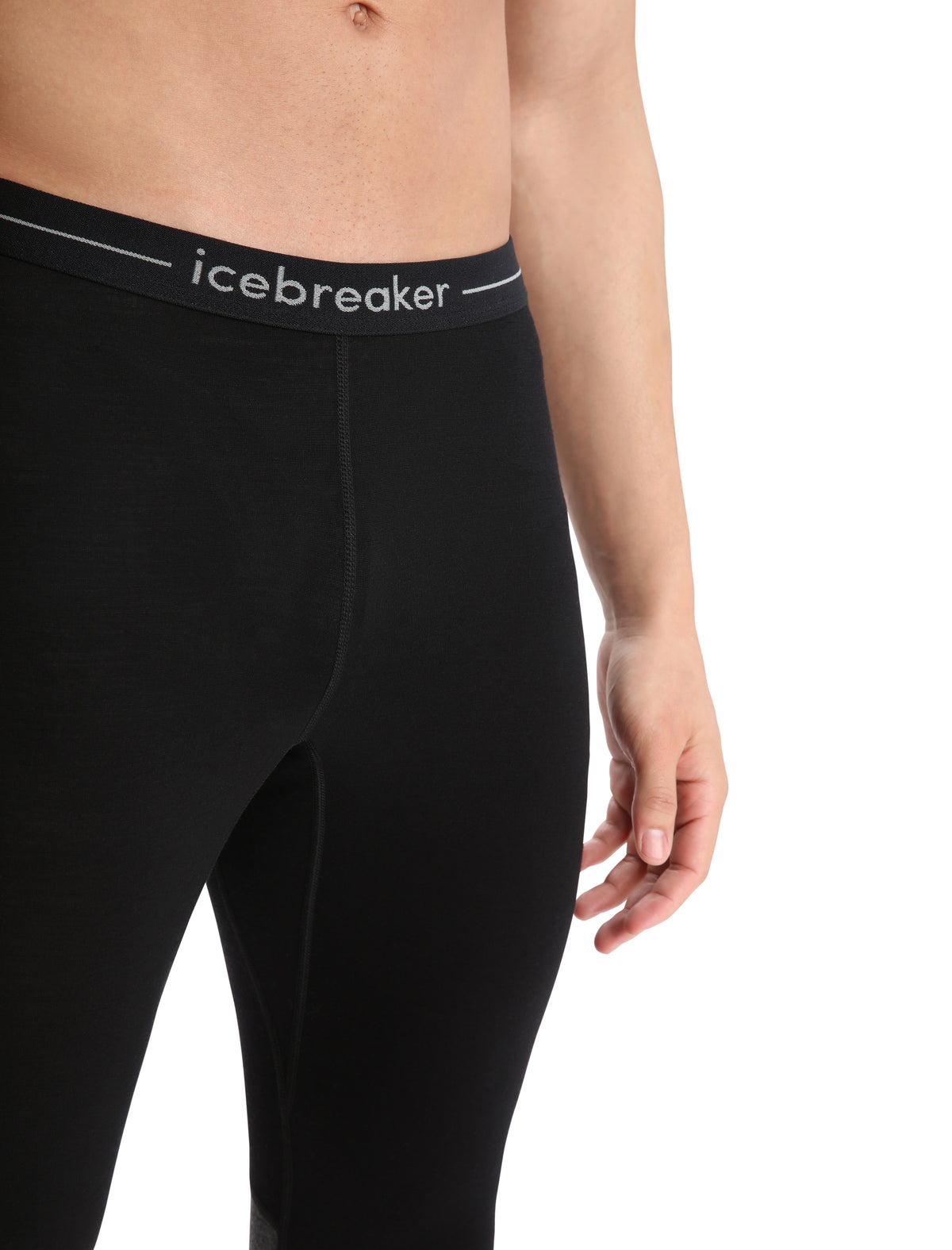 Men's Merino 200 ZoneKnit™ Thermal Leggings Black/Jet Heather - 4
