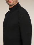 Men's Merino 260 Tech Long Sleeve Turtleneck Thermal Top Black - 8