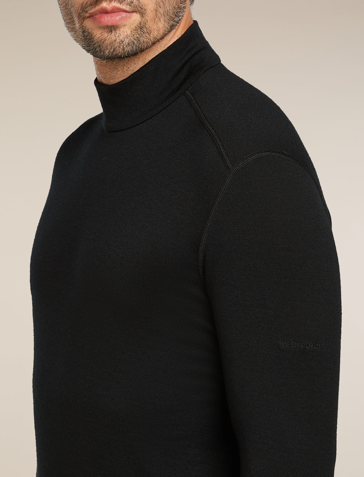 Men's Merino 260 Tech Long Sleeve Turtleneck Thermal Top Black - 8