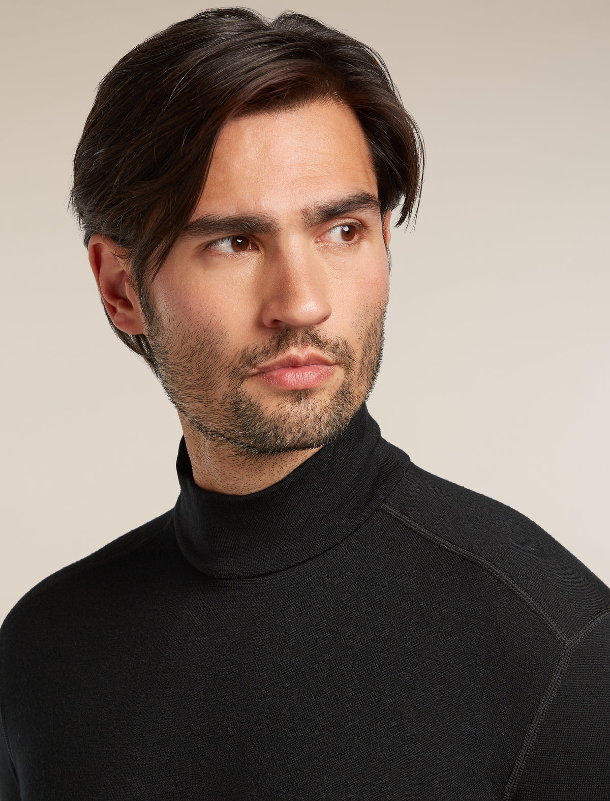 Men's Merino 260 Tech Long Sleeve Turtleneck Thermal Top Black - 9