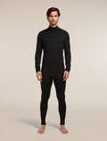 Men's Merino 260 Tech Long Sleeve Turtleneck Thermal Top Black - 3