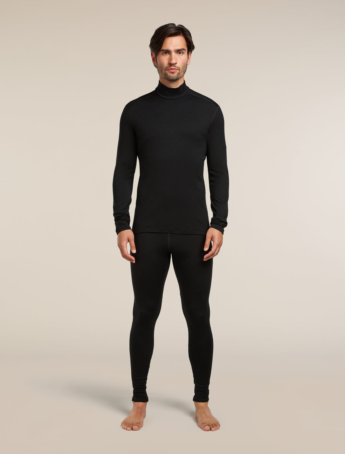 Men's Merino 260 Tech Long Sleeve Turtleneck Thermal Top Black - 3