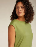 Women's Merino Granary Sleeveless Dress Olive - 6