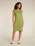 Women's Merino Granary Sleeveless Dress Olive - 4