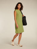Women's Merino Granary Sleeveless Dress Olive - 5