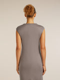 Women's Merino Granary Sleeveless Dress Porcini - 2