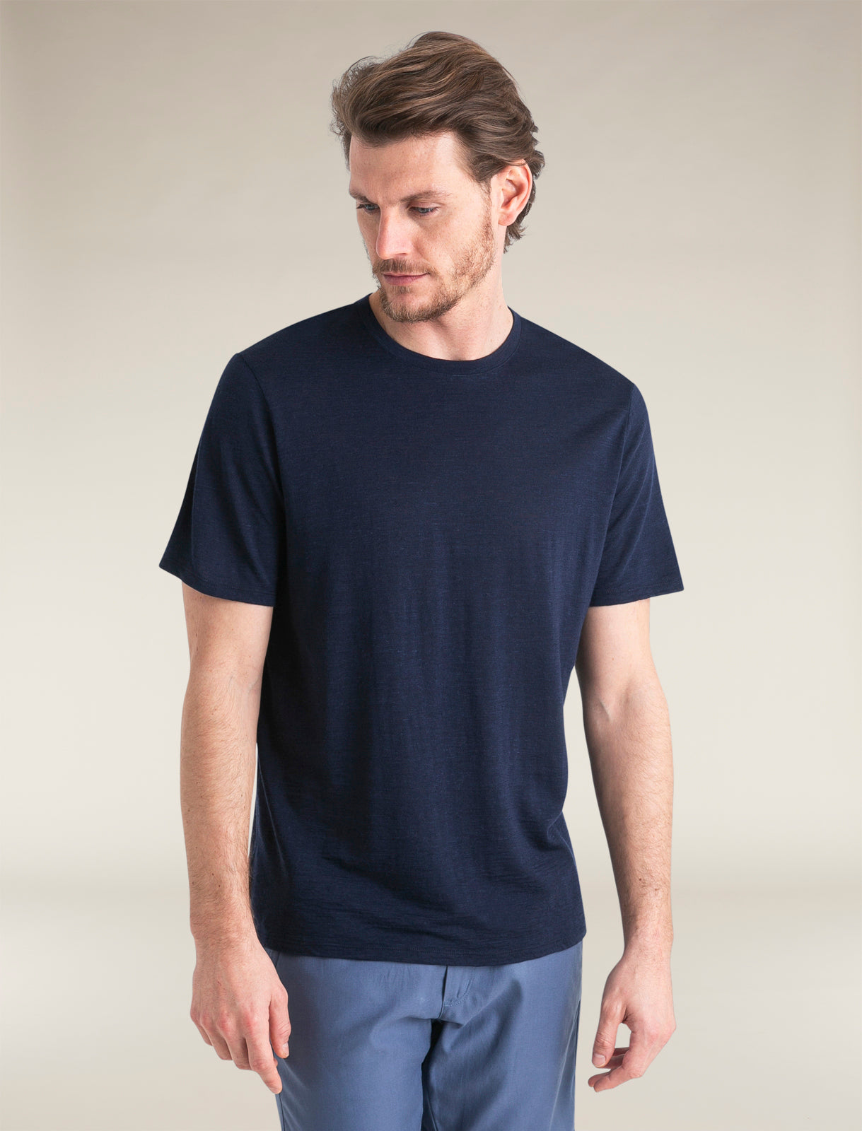 Men's Merino Linen Short Sleeve T-Shirt