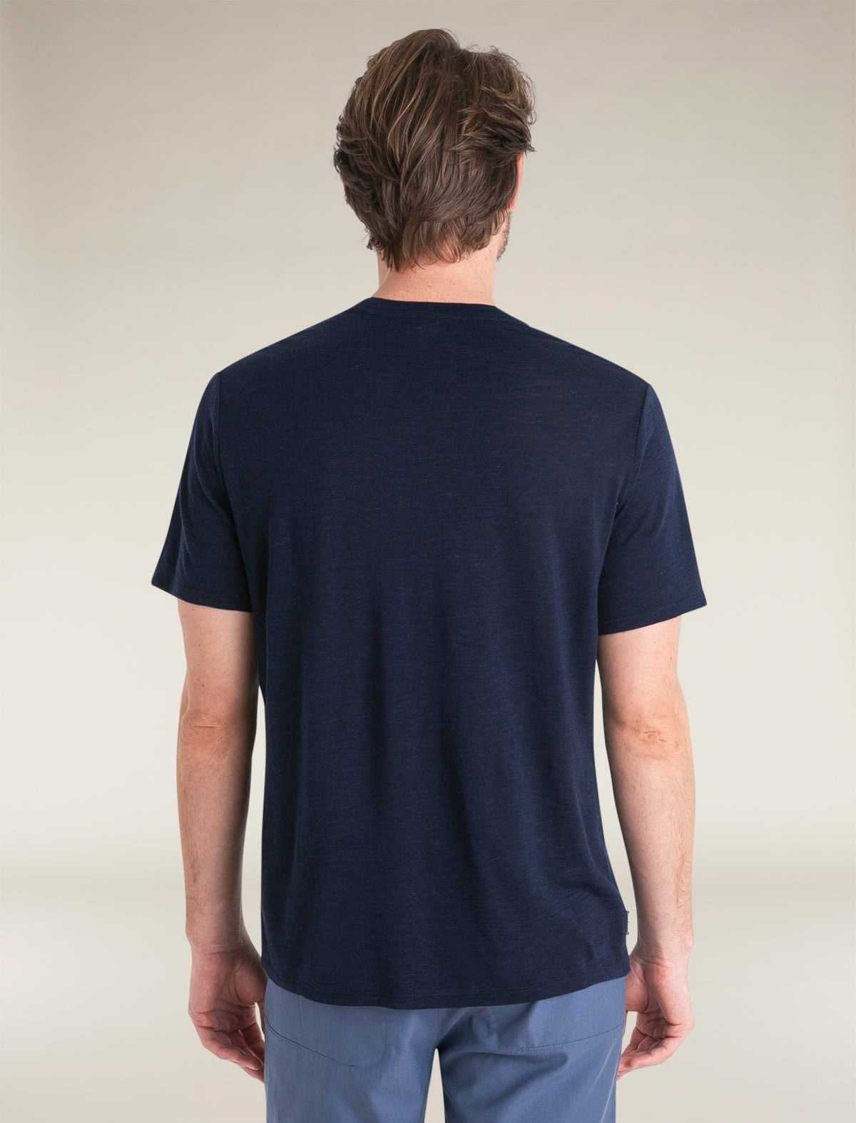 T-shirt en mérinos-lin Men's  - 2