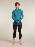 Men's Merino 200 ZoneKnit™ 3/4 Thermal Leggings Black - 3