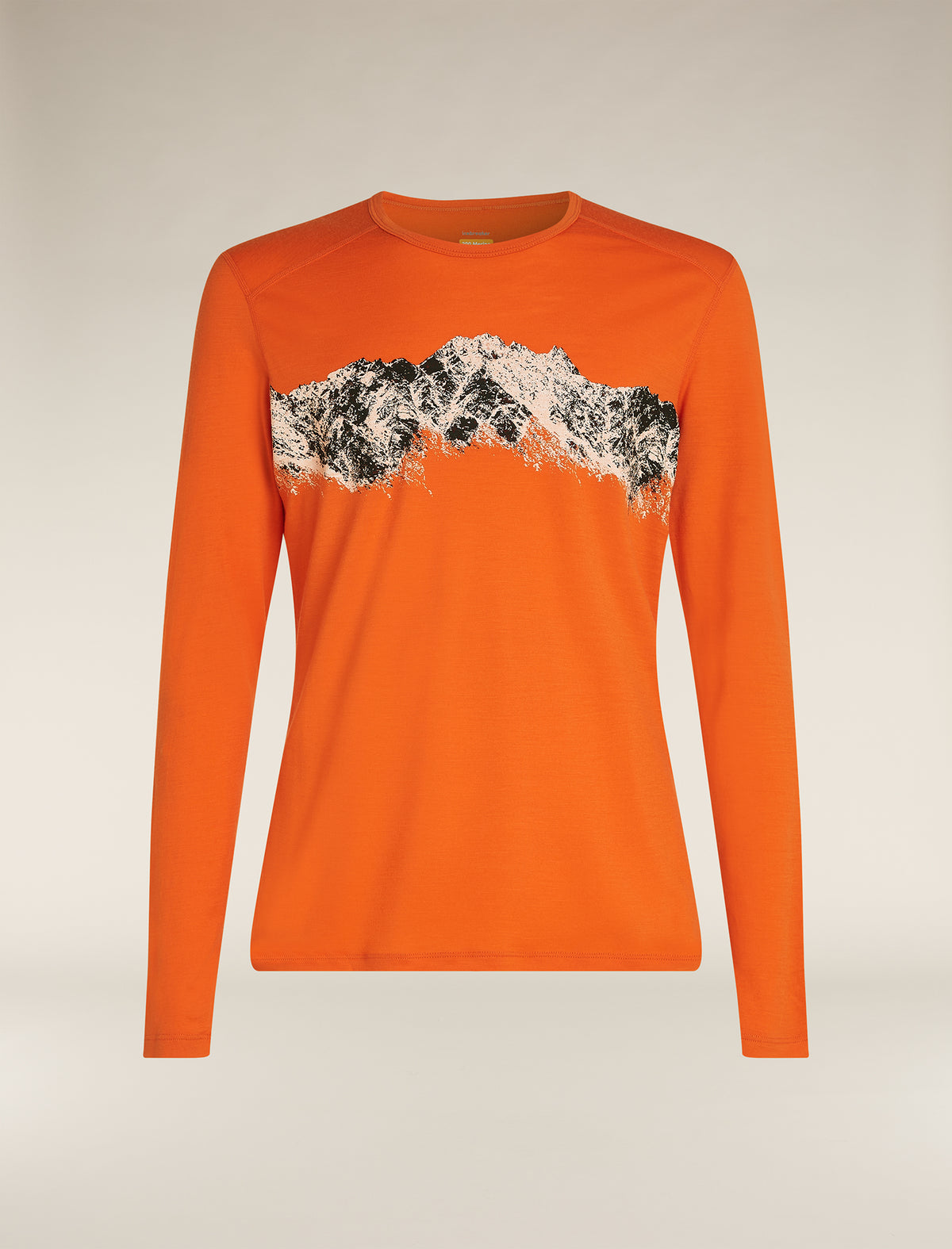 Men's Merino 200 Oasis Long Sleeve Crewe Thermal Top Remarkables Blaze - 7